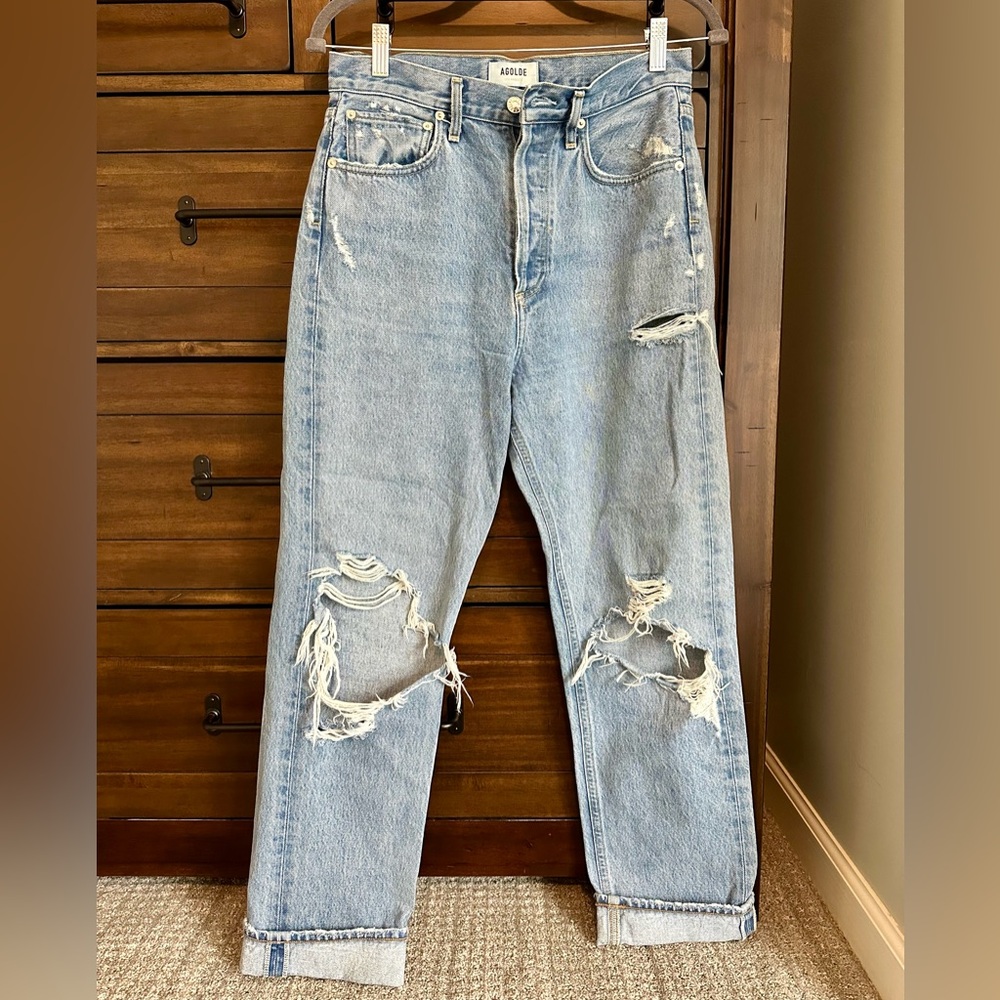 AGOLDE 90's Mid Rise Loose Fit in size 25 (runs big)